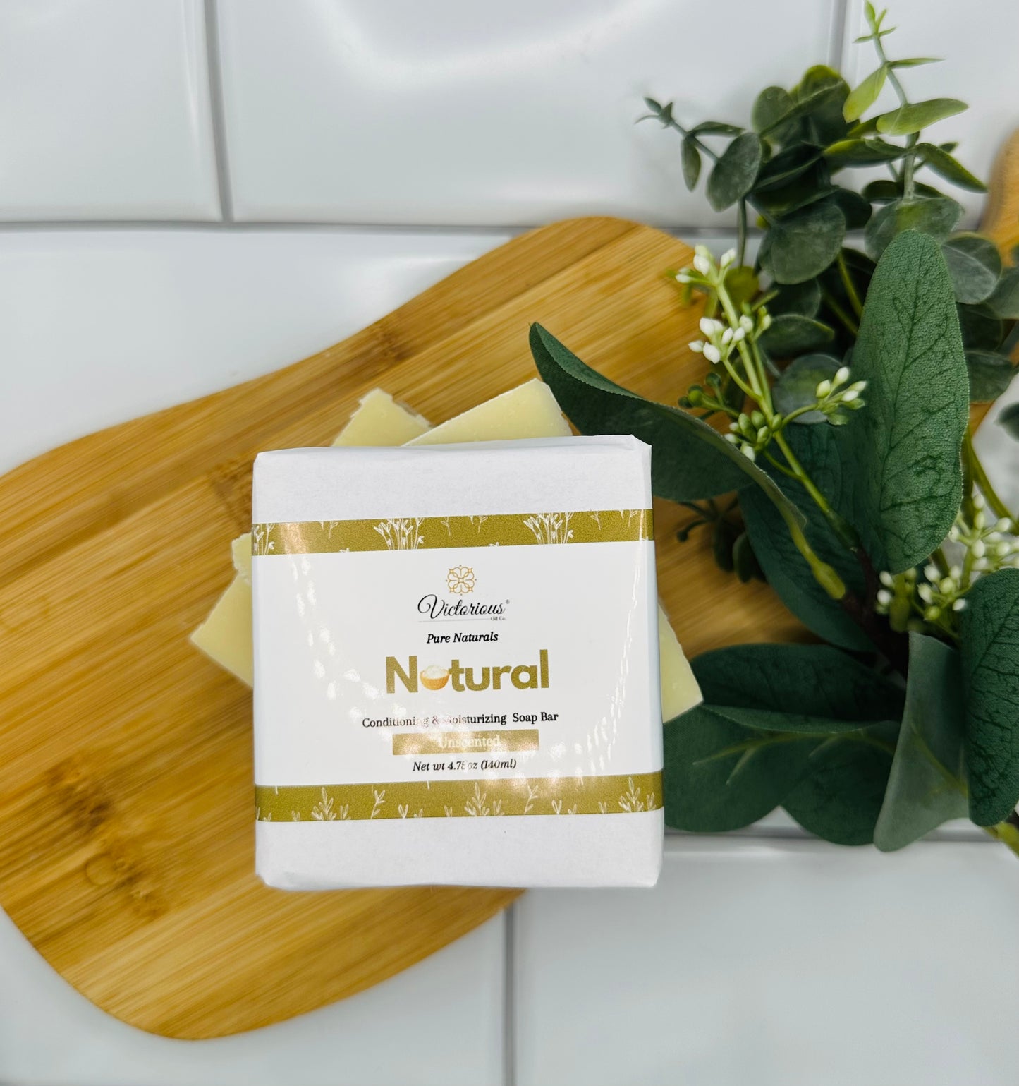 Natural Unscented Soap Bar
