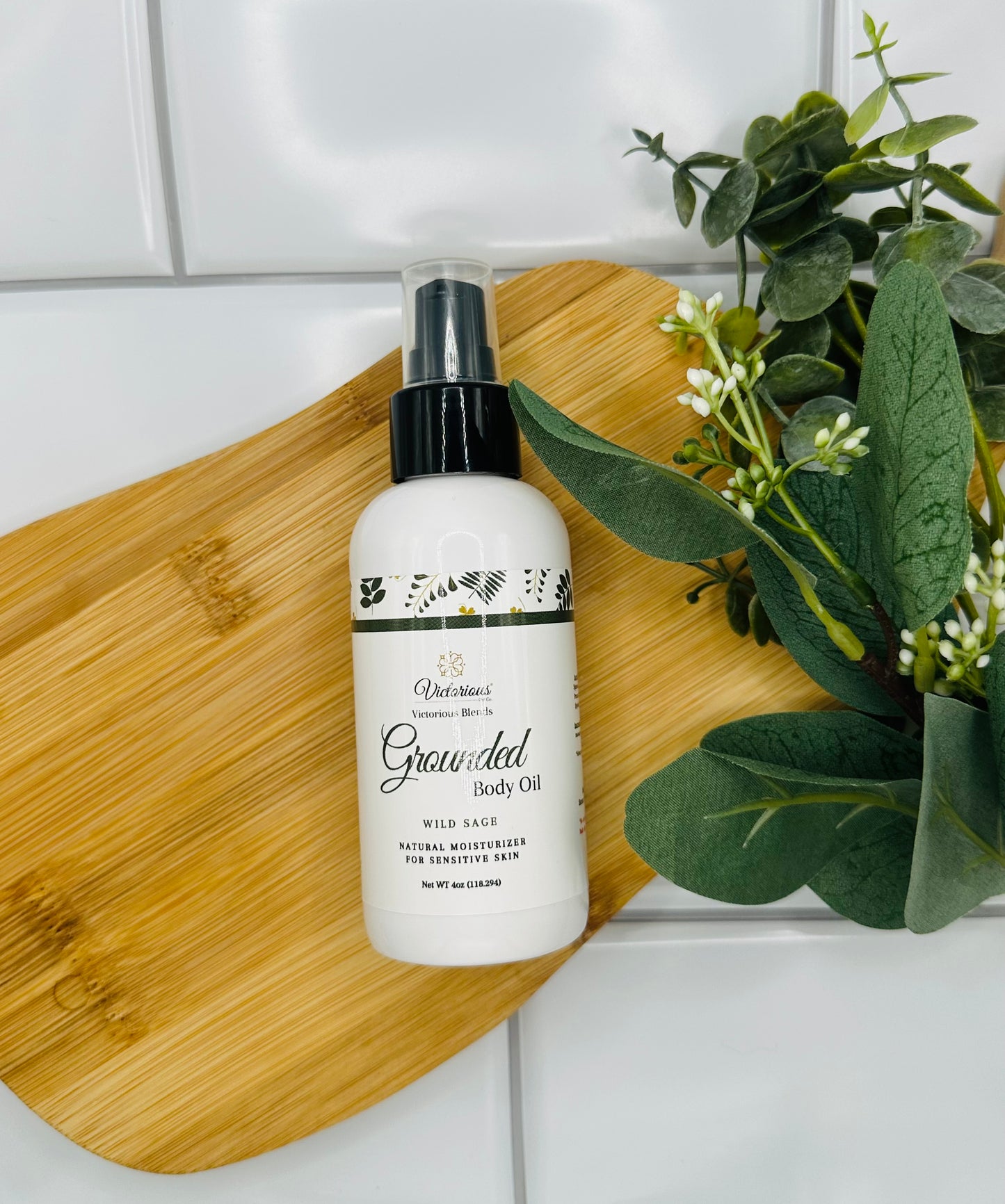 Grounded Nourishing Body Oil with Argan Oil & Vitamin E