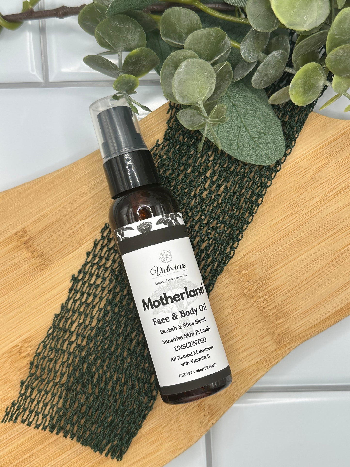 Motherland Face & Body Oil with Baobab Oil-For Dry Sensitive skin