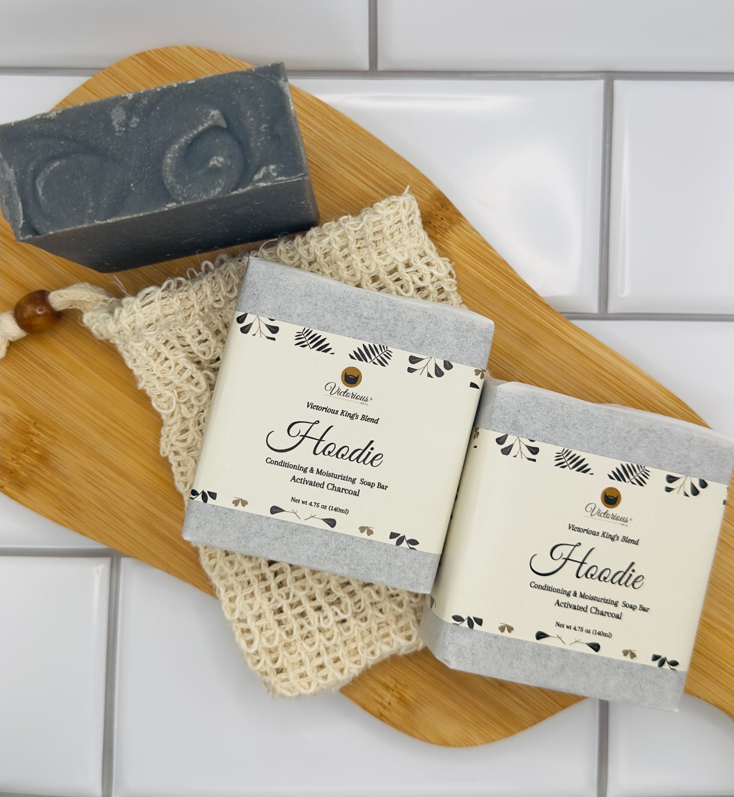 Hoodie Soap Bar with Activated Black Charcoal