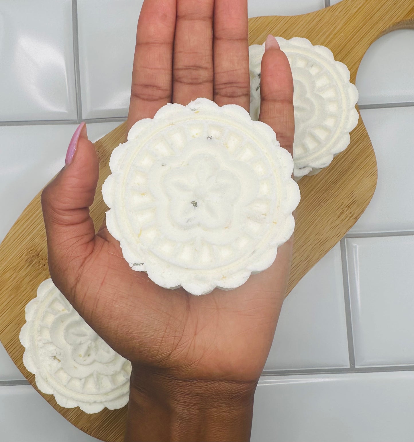 Love Story Natural Bath Bomb with Geranium & Rose