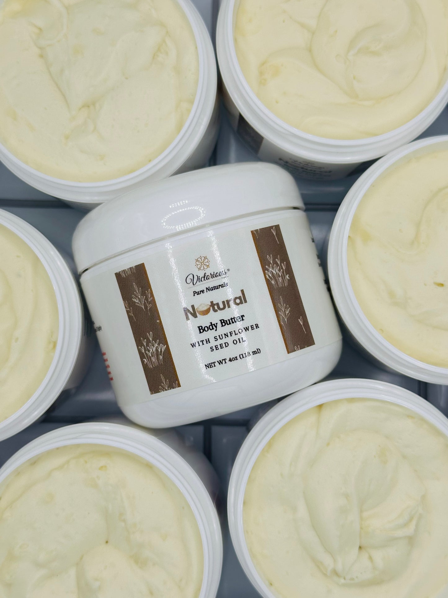 Natural Body Butter with Shea & Sunflower Oil