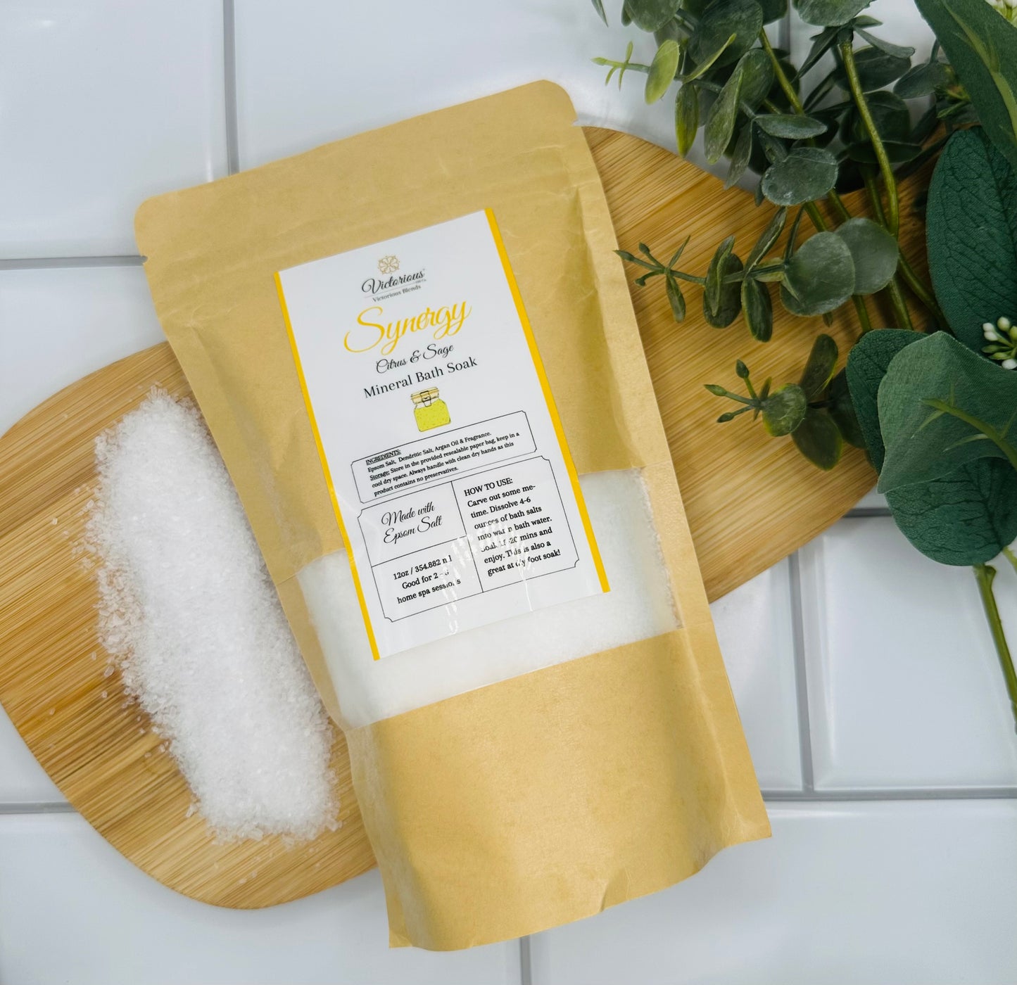 Synergy Argan Bath Soak Citrus & Sage