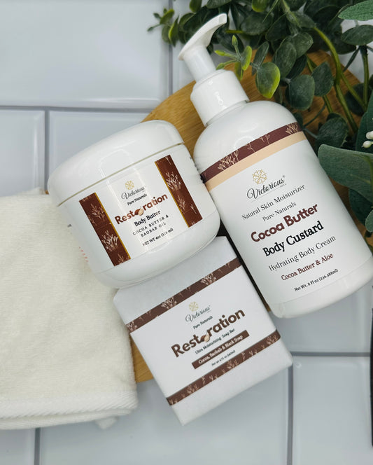 The Foxy Spa Set Cocoa Butter & Aloe