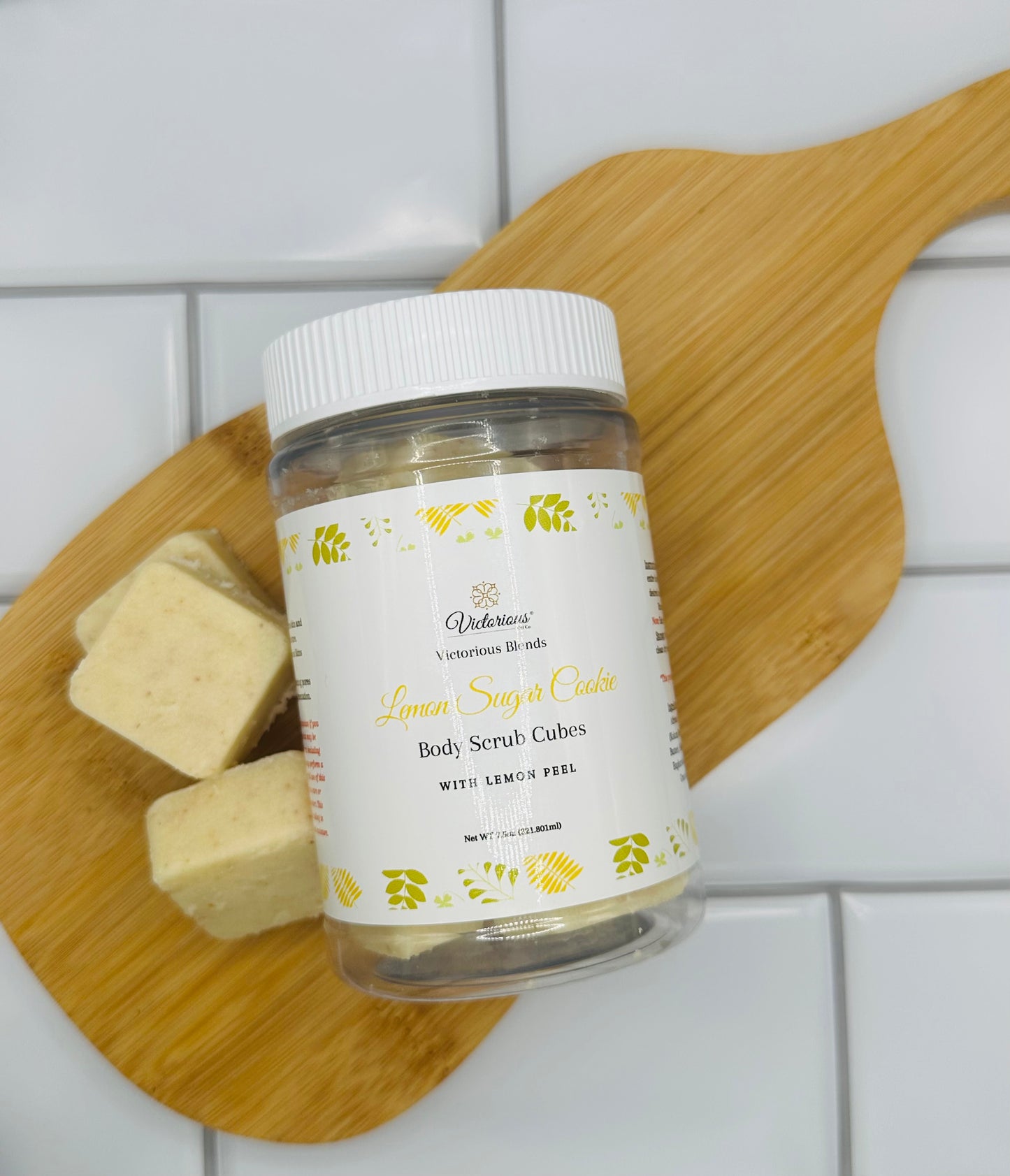 Lemon Sugar Cookie Sugar Scrub Cubes (Limited Edition)