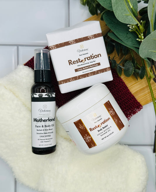 Head to Toe Spa Set Cocoa Butter & Baobab Oil
