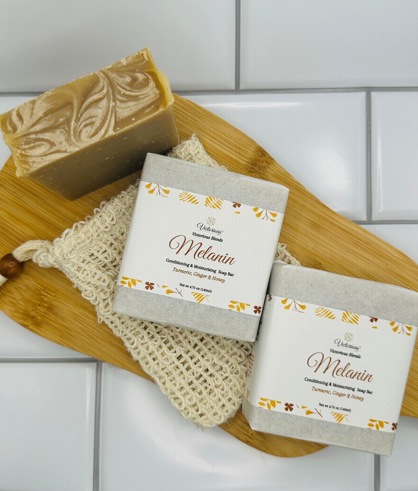 Melanin Soap Bar with Ginger Turmeric & Honey