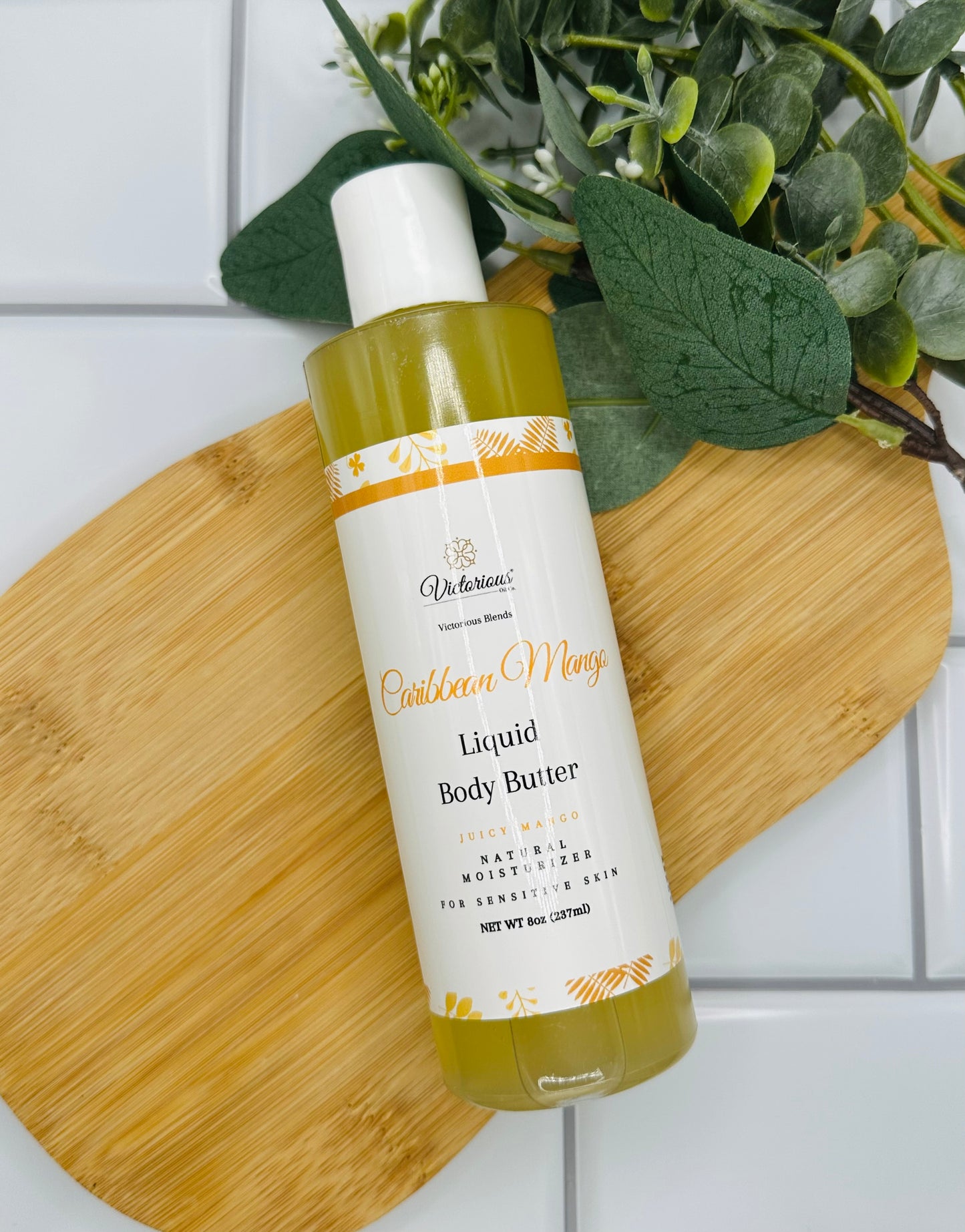 Caribbean Mango Liquid Body Butter with Shea & Vitamin E Oil